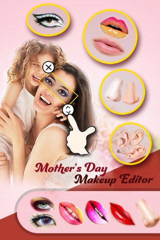 Mother Makeup Booth Pro - Aa Photo Frame & Sticker Edit.or to Change Hair, Eye, Lip Color screenshot 3