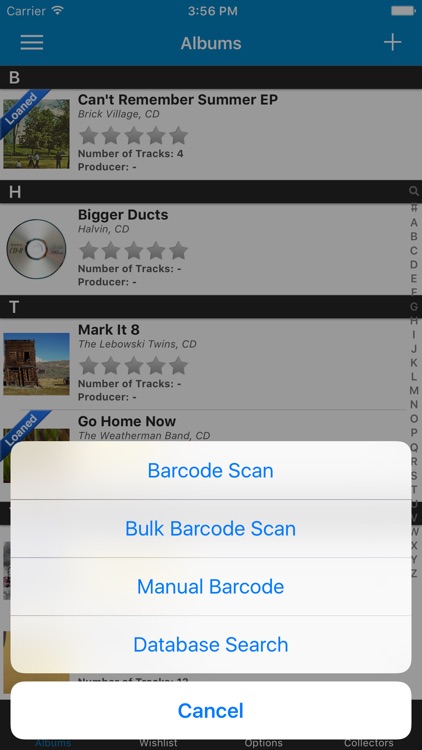 Music Collector Database, Discogs Library