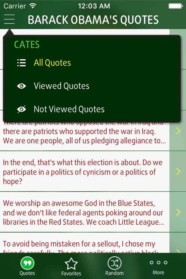 Quotes from Barack Obama screenshot 4