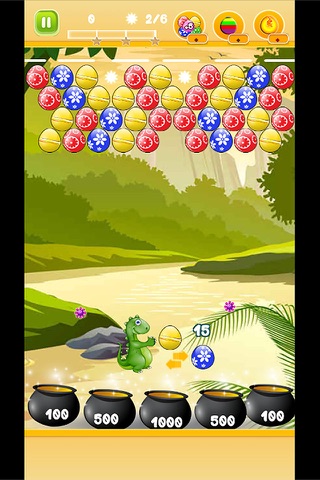 Dinosaur Shooter: Bubble Eggs Jungle Free Game - Totally Addictive! screenshot 2