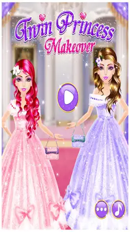 Game screenshot Twin Princess Makeover for girls kids mod apk