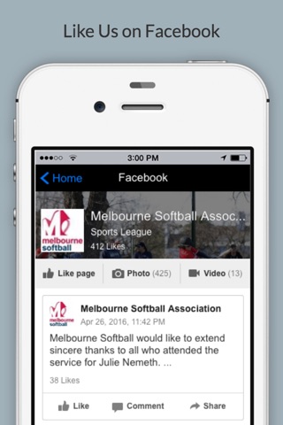 Melbourne Softball Association screenshot 3