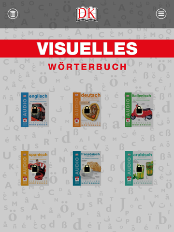 Visuelles Wörterbuch Audio-App iPad screenshot