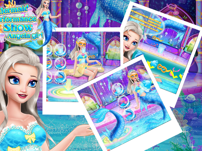 Princess Angela Mermaid Performance Show