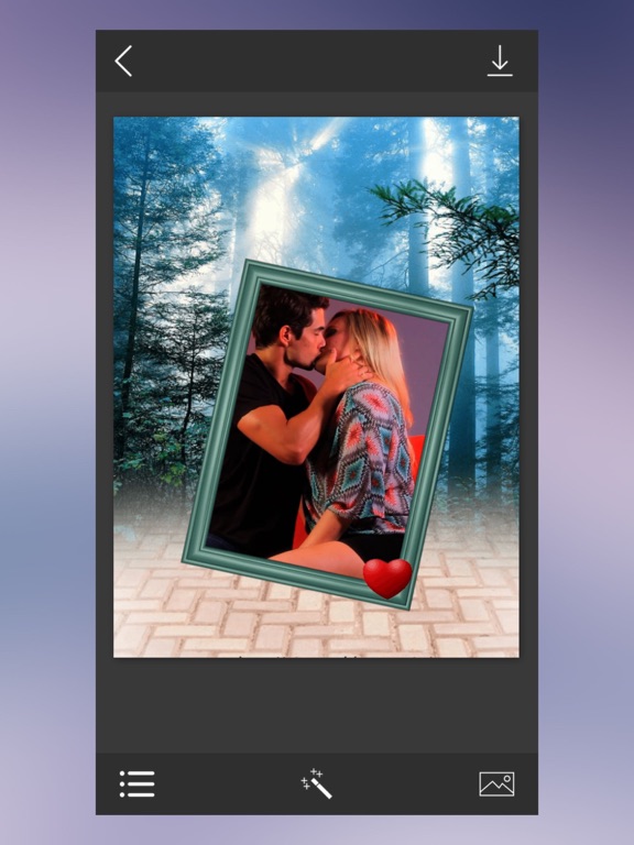 Sweet Love Photo Frame - Picture Frames + Photo Effects iPad screenshot 4 - Photo & Video app