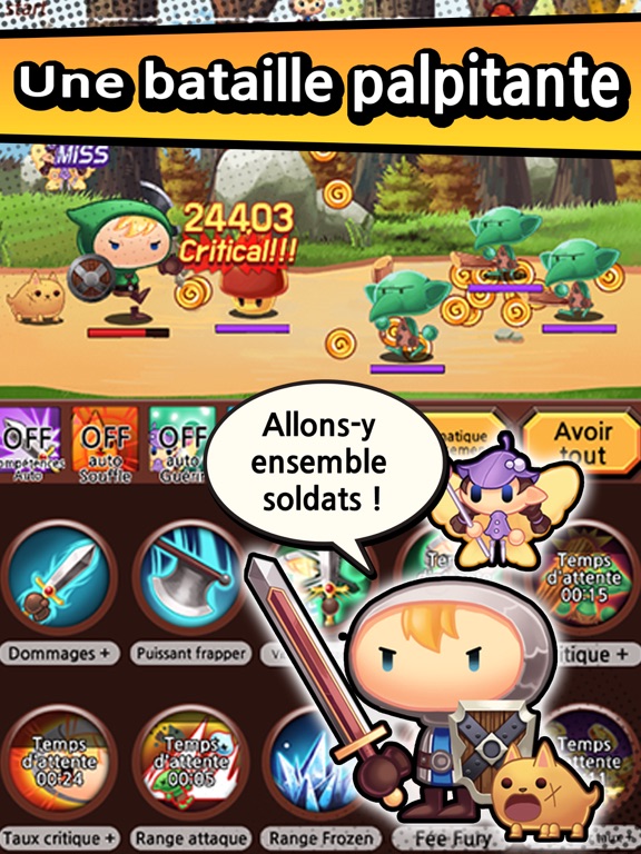 Screenshot #5 pour Un soldat inattendu (Tap Rpg)