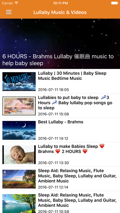 Screenshot #3 pour Kids Baby Songs Free - Pop & Classical Children Music Radio & Videos