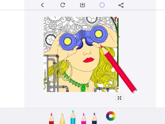 Screenshot #4 pour Secret Coloring Book - Free Anxiety Stress Relief & Color Therapy Pages for Adult