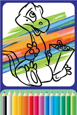 Game screenshot Dinosaurs Village coloring page for boys Sixth Edition apk
