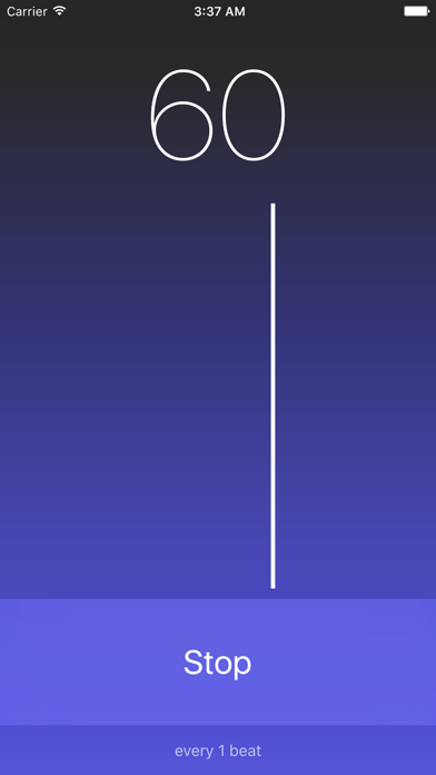 Noume. Metronome iPhone screenshot