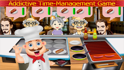 Screenshot #1 pour Chef cuisinier Maître Fever alimentaire: Maker Hamburger, Hot Dog, Pizza Jeux Gratuits