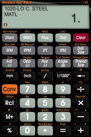 Machinist Calc Pro 2 screenshot 2