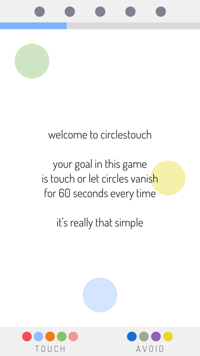 How to cancel & delete Circlestouch - The game to train your visual agility from iphone & ipad 1