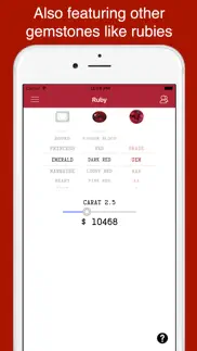 diamond and gem price guide iphone screenshot 2