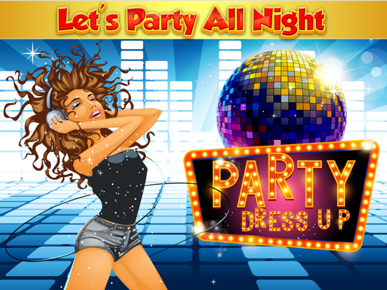 Party Dressup:Free Fashion Salon game for girls iPad screenshot