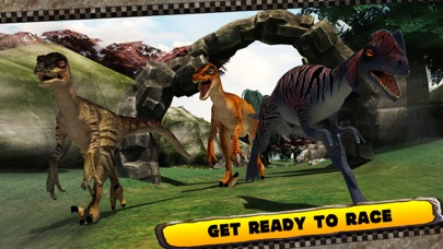 Dinosaur Race 3D iPhone screenshot 1 - Games app