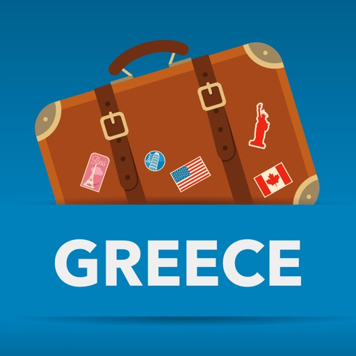 Greece offline map and free travel guide icon