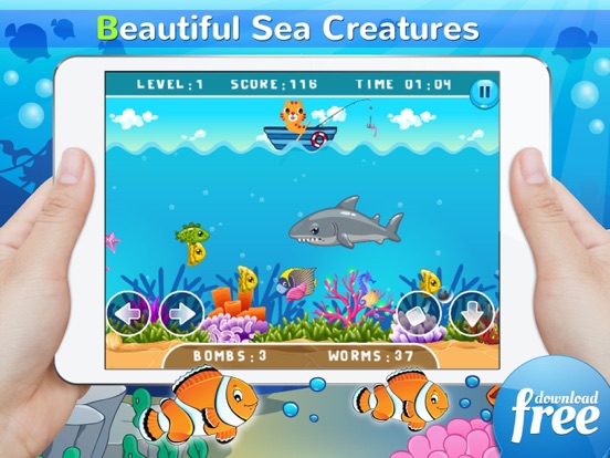 Pacific Cat Fishing Games iPad screenshot