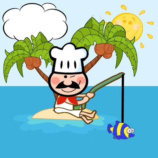 Kids Fishing Game - Help Chef catch the Fish Gangs Icon