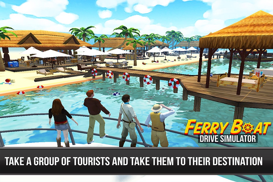 Ferry Boat Driving Simulator: Ride Ferry Transport screenshot 2