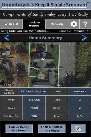 Homebuyer's Scorecard screenshot 2