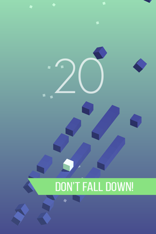 Falling Blocks - Minimalistic Endless Runner Game screenshot 2