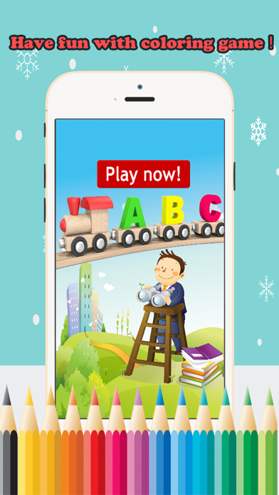 How to cancel & delete Coloring Book ABCs pictures: Finger drawing games from iphone & ipad 1