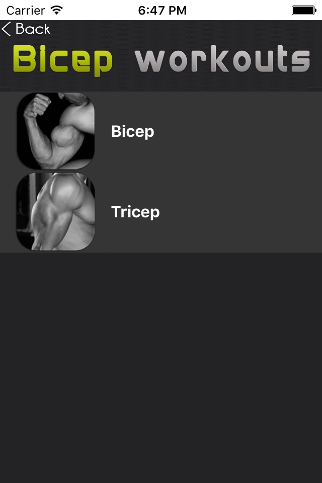 Bicep Workout screenshot 2