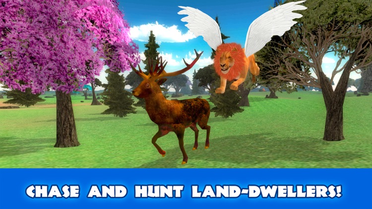 Wild Flying Lion Simulator 3D