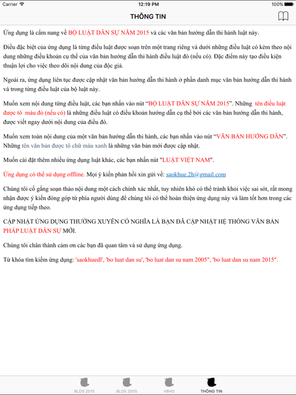 Screenshot #5 pour Bộ Luật Dân Sự Việt Nam