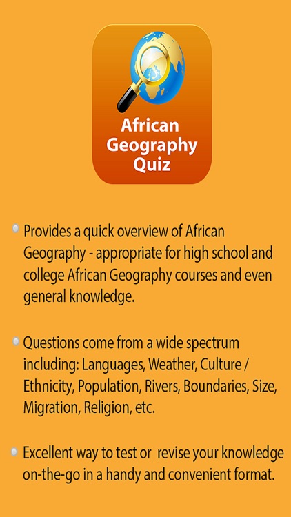 African Geography & Facts Quiz