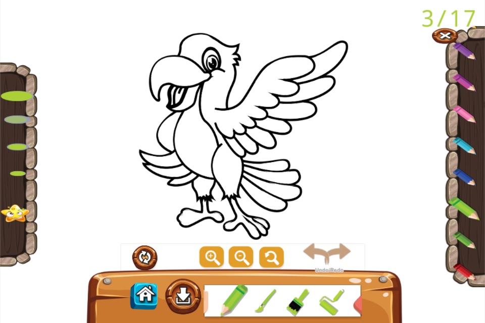 Animal Coloring Book Zoo for Kids and Preschool Toddler Games for Free screenshot 2