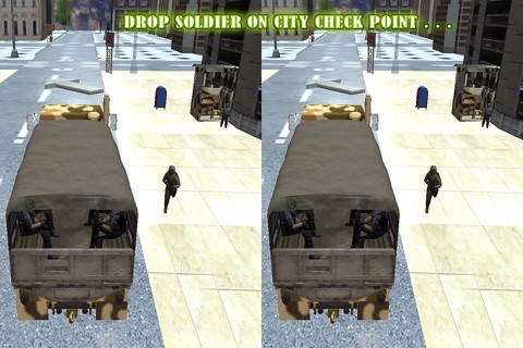 VR Drive Army Truck Check Post Pro screenshot 2