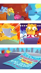 Ice Cream Cats - Funny Kittens Puzzle Game screenshot #1 for iPhone