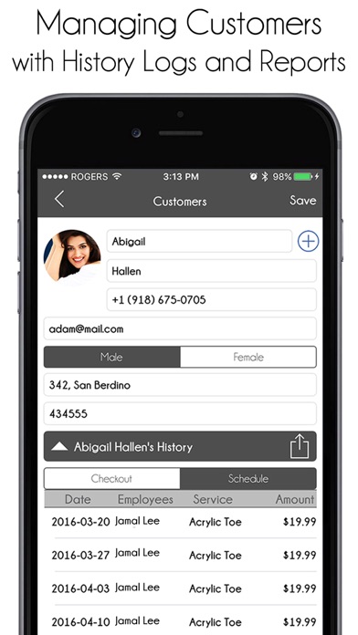 Screenshot #2 pour Salon Manager Pro