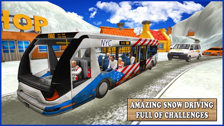 Extreme Snow Bus Driving - Bus Driver Simulator 3D