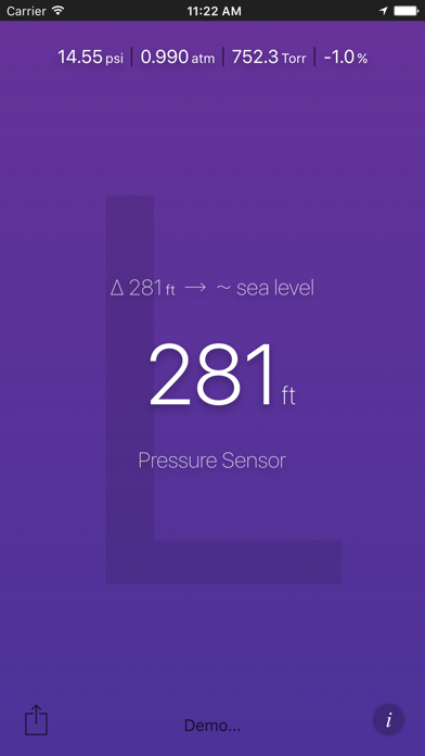 Air Pressure App screenshot1