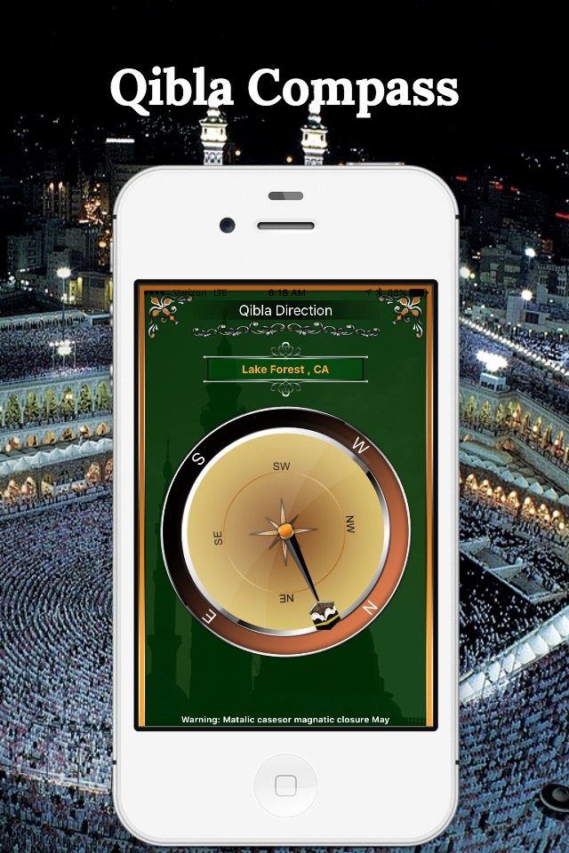Simple Qibla Compass-Free screenshot 4