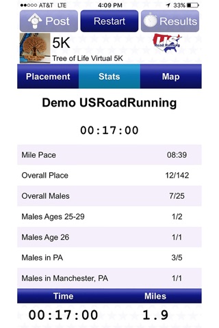 US Road Running - Virtual Race screenshot 4