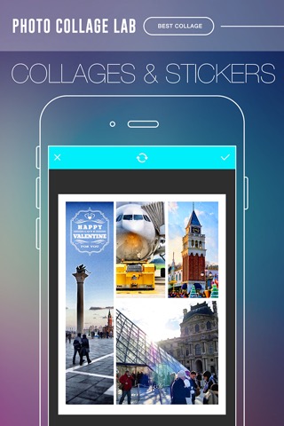 Photo Collage Lab - photo collage maker, selfie editor & camera blenderのおすすめ画像4