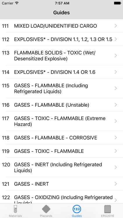 Cargo Decoder Plus - Handy ERG 2016 Reference screenshot-3