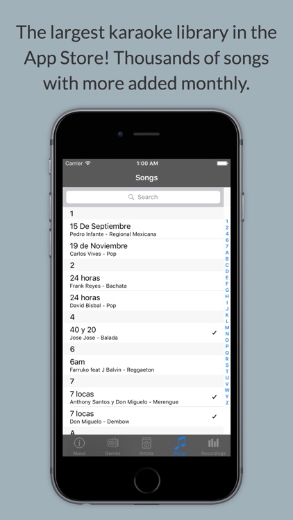 Misuero Karaoke Latino screenshot-3