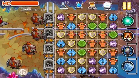 Zombie Defeat vs Mine Gem Defense