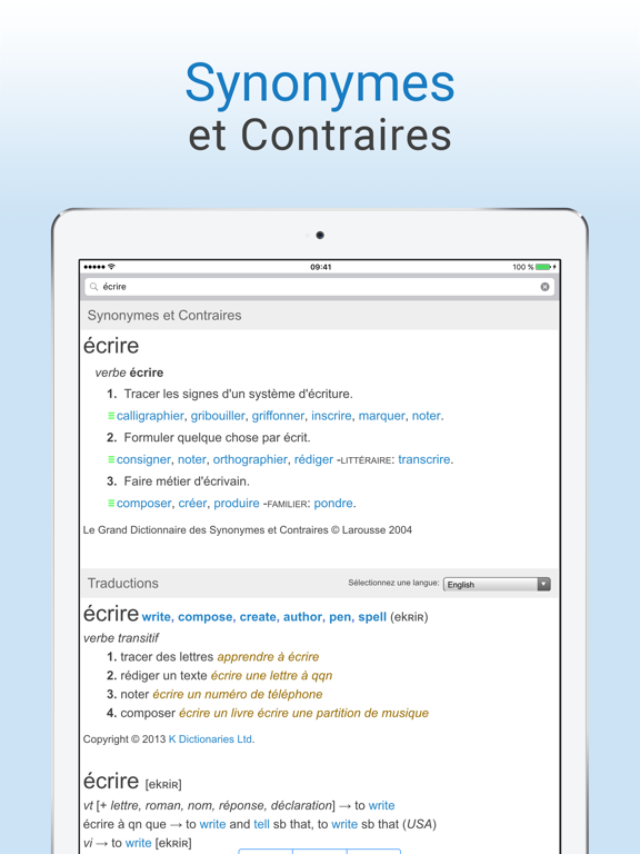 Screenshot #5 pour Dictionnaire français!!