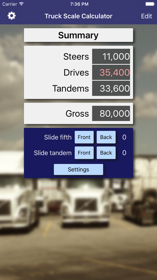 #1. Truck Scale Calculator (iOS) 由: Bruce Fraser