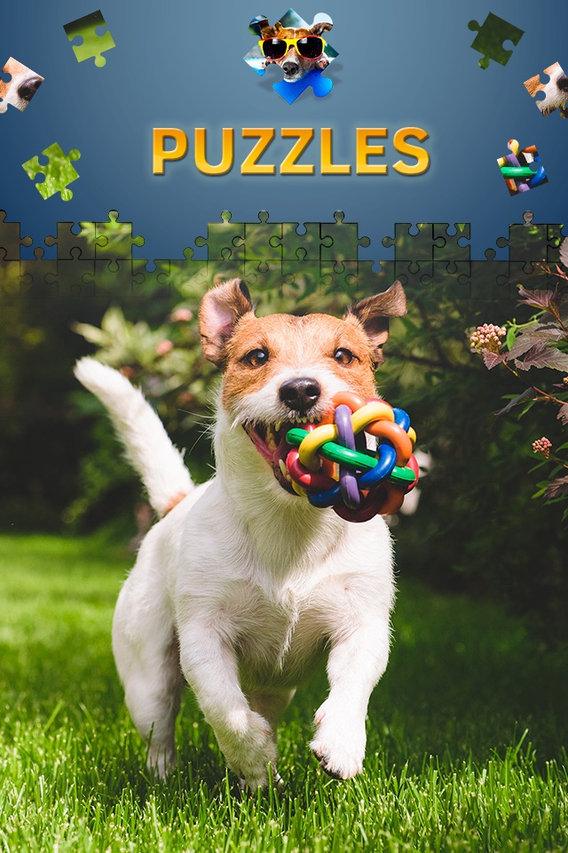 Dogs Jigsaw Puzzle Game free screenshot 2