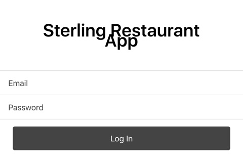 Sterling Restaurant App screenshot 2