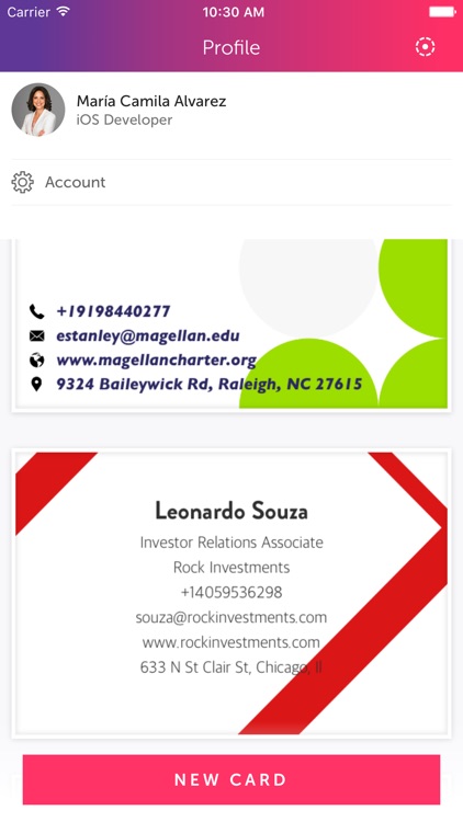 Benbo - Business card creator and scanner