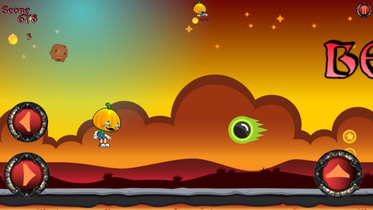Pumpkin Boy Volcano Run screenshot-3