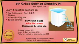 Game screenshot 5th Grade Science Glossary # 1 : Learn and Practice Worksheets for home use and in school classrooms mod apk